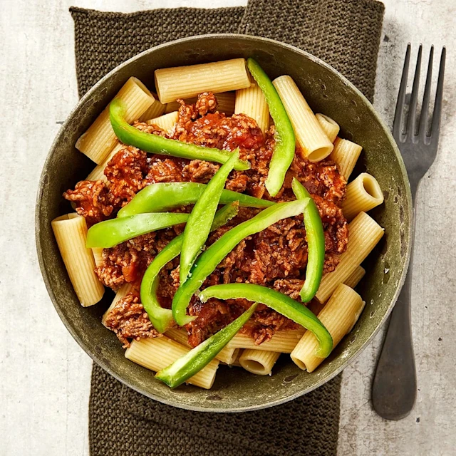 Köttfärssås med paprika