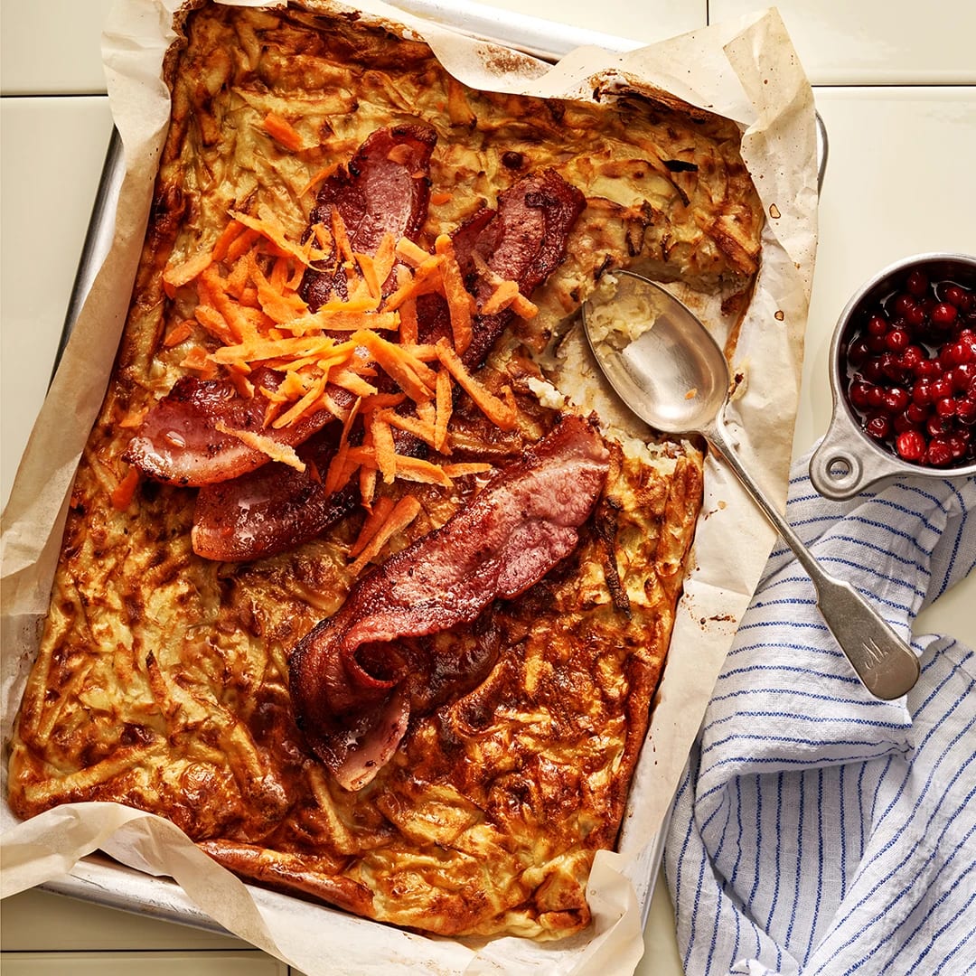 Ugnsraggmunk med fläsk