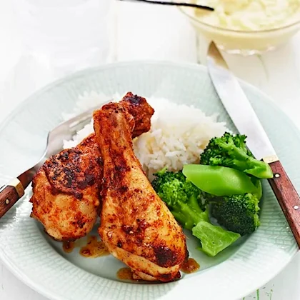 Kycklingben med currysås