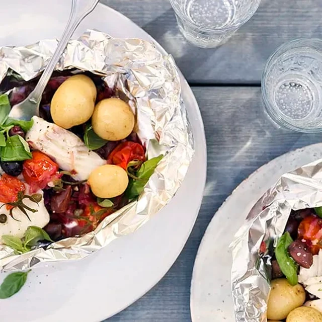 Torskknyten med medelhavssmaker