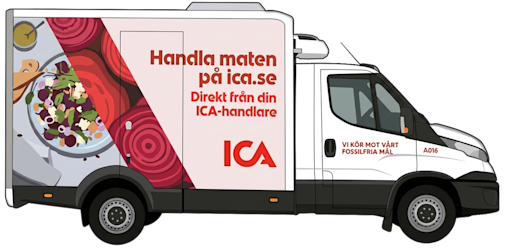 ICA leveransbil