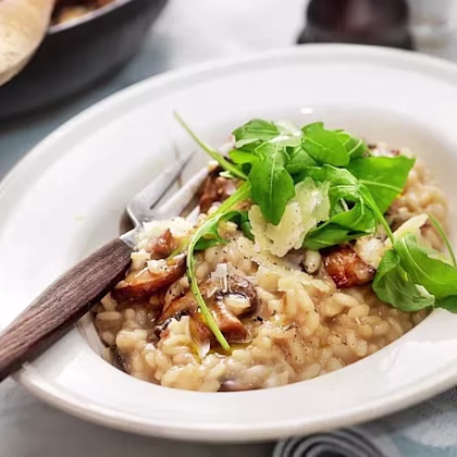 Risotto med skogschampinjoner
