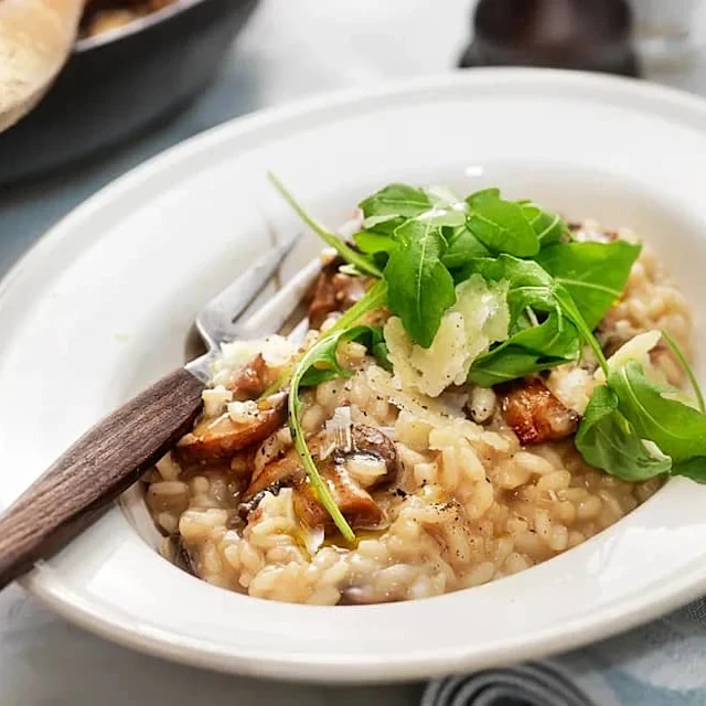 Risotto med skogschampinjoner