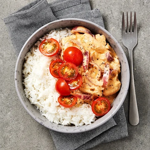 Gryta med kyckling och ris