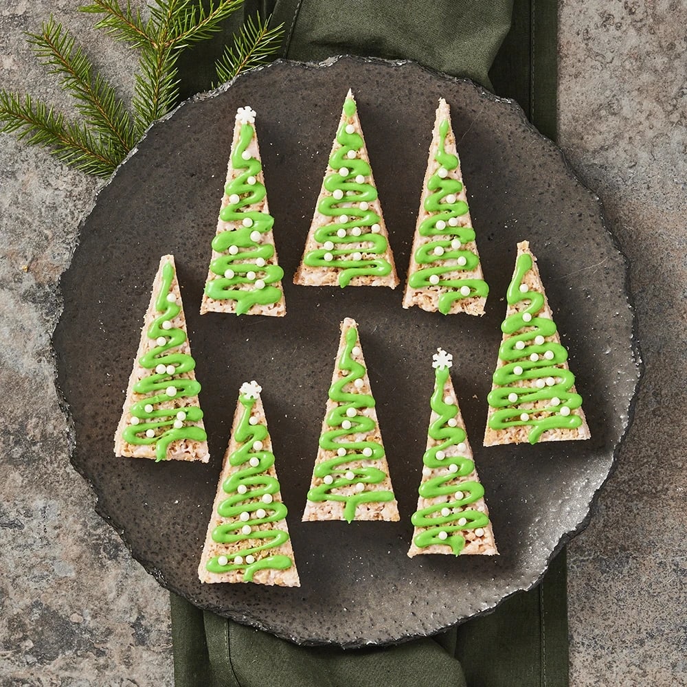 Tomteskumsgranar med rostad kokos