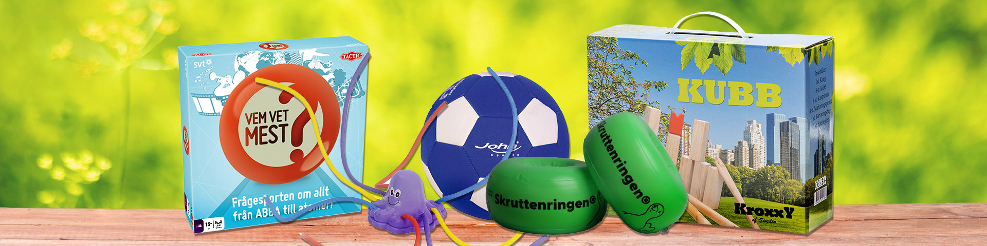 Klicka här för att handla produkter till midsommarlek.