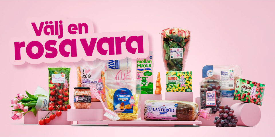 Välj en rosa vara