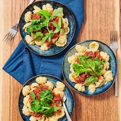 Gnocchi med köttfärssås