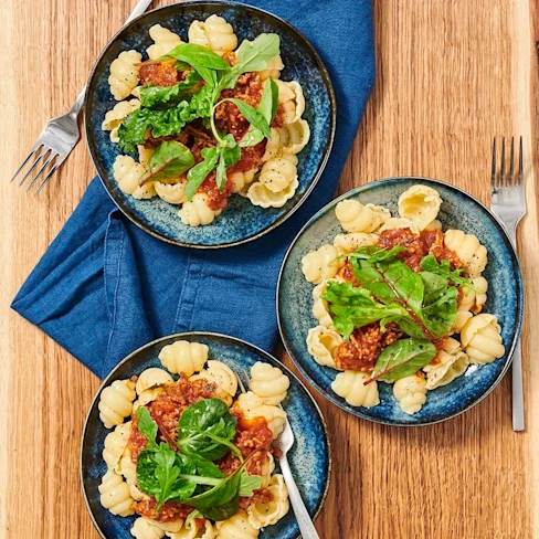 Gnocchi med köttfärssås