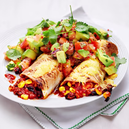 Enchilada med tomatsalsa