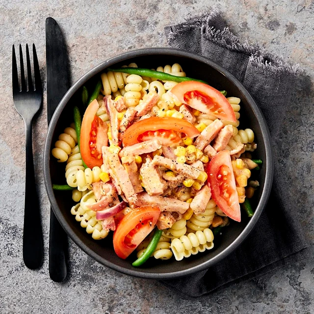 Kassler med krämig tomatpasta