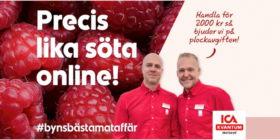 Precis lika söta online. Handla för 2000 kronor så bjuder vi på plockavgiften.