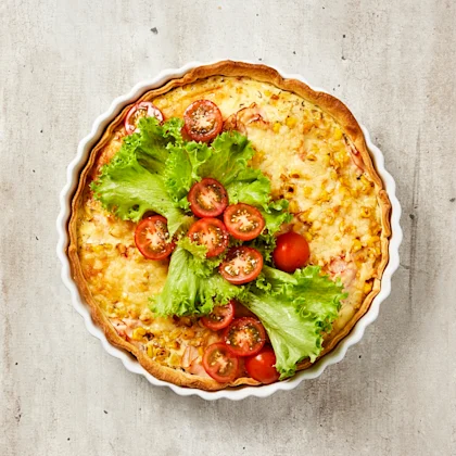 Ost- och kycklingpaj