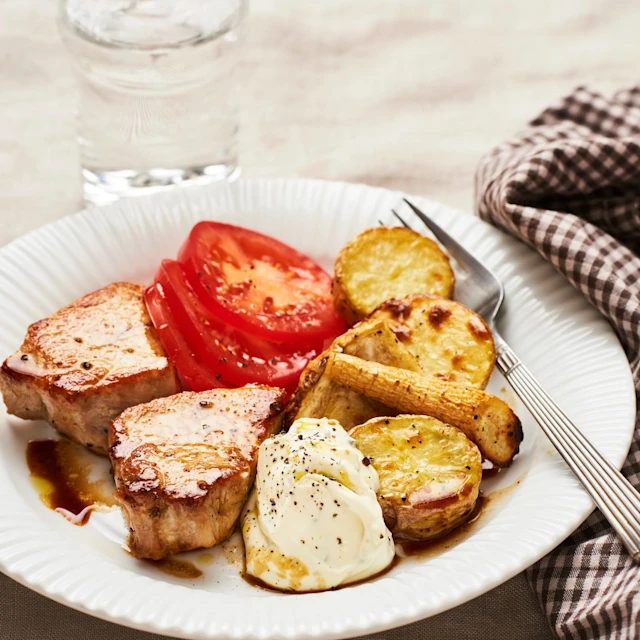 Fläskytterfilé med dragonkräm