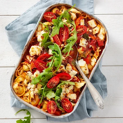 Fetaostgratinerad pasta