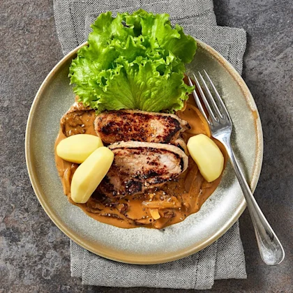 Fläskytterfilé med plommonsås