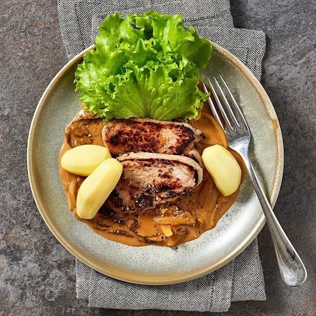 Fläskytterfilé med plommonsås