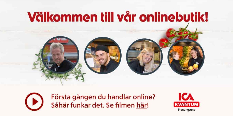 Välkommen till vår onlinebutik! Första gången du handlar online? Så funkar det.