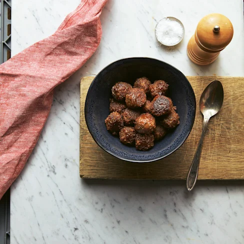 bästa veganska julkötbullen