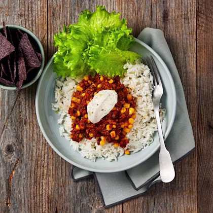 Tacochili med tortillachips