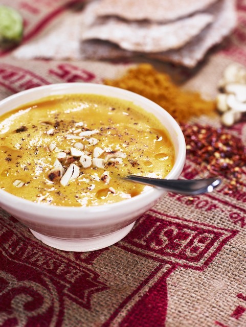 Sötpotatissoppa med curry och lime