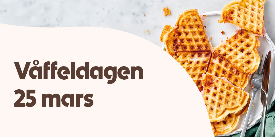 Fira våffeldagen, handla här! 