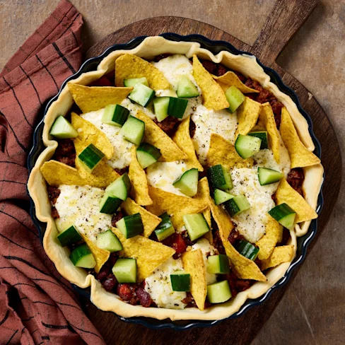 Tacopaj med tortillachips