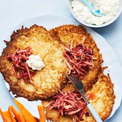 Raggmunk med lingonäpple