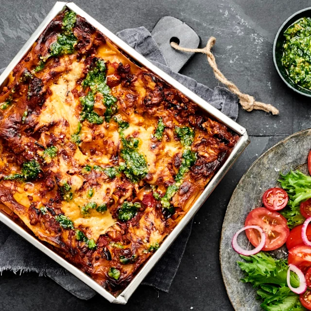 Glutenfri vegolasagne med Folke