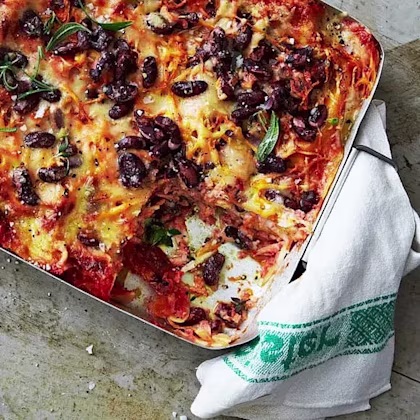 Rotfruktslasagne