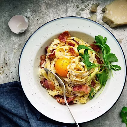 Krämig carbonara