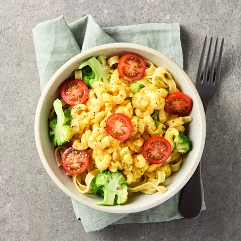 Räkpasta med curry