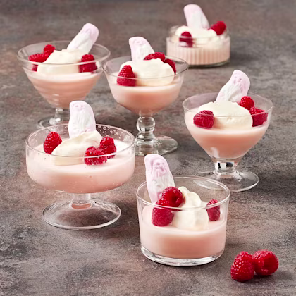 Skumtomtepannacotta