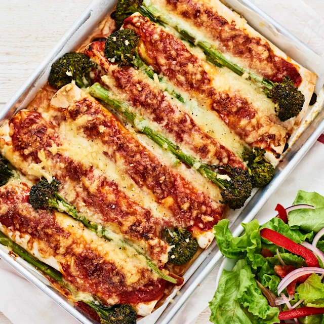 Vegoenchiladas med bellaverde