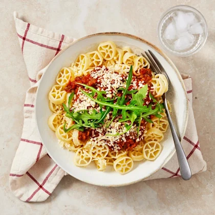 Pasta med svampbolognese