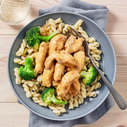 Kycklingpasta med broccoli