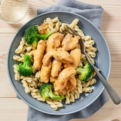 Kycklingpasta med broccoli