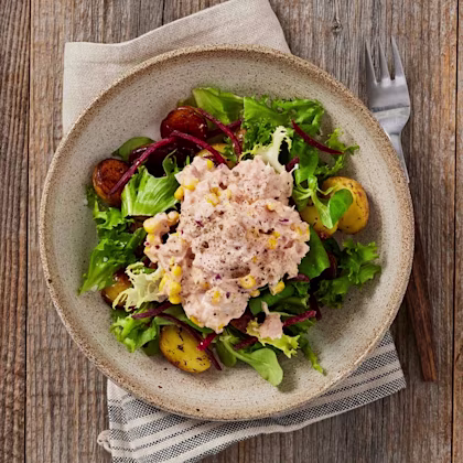 Rostad potatis med krämig tonfiskröra