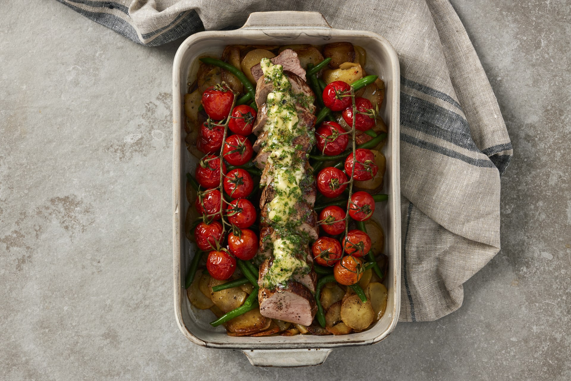 Fläskfilé provencale