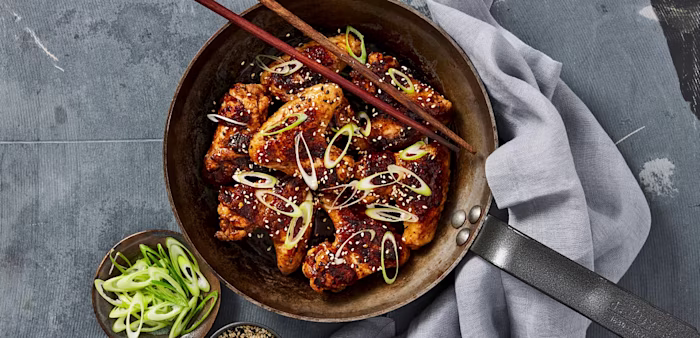 Colamarinerade chicken wings