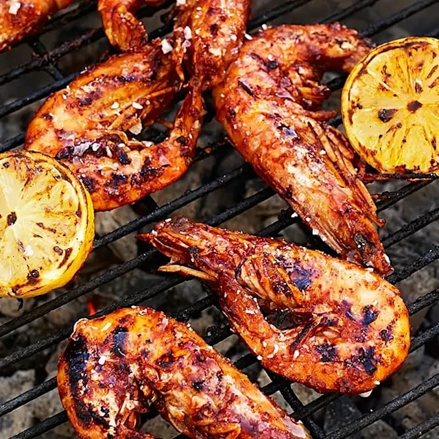 Grillade kungsräkor