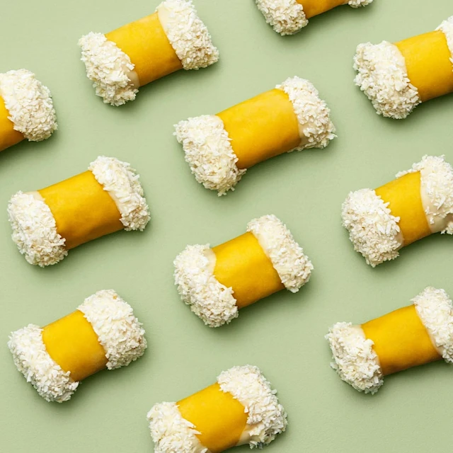 Dammsugare med citron, vit choklad och kokos