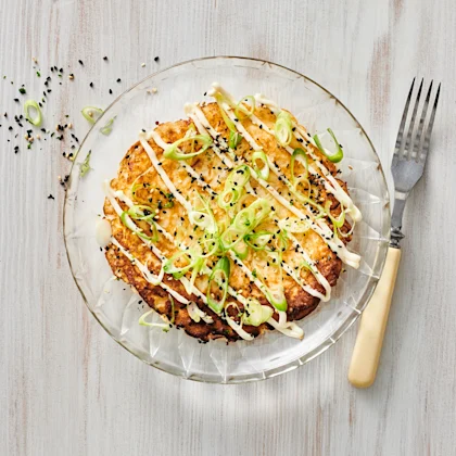 Enkel japansk kålpannkaka