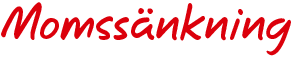 Momssänkning
