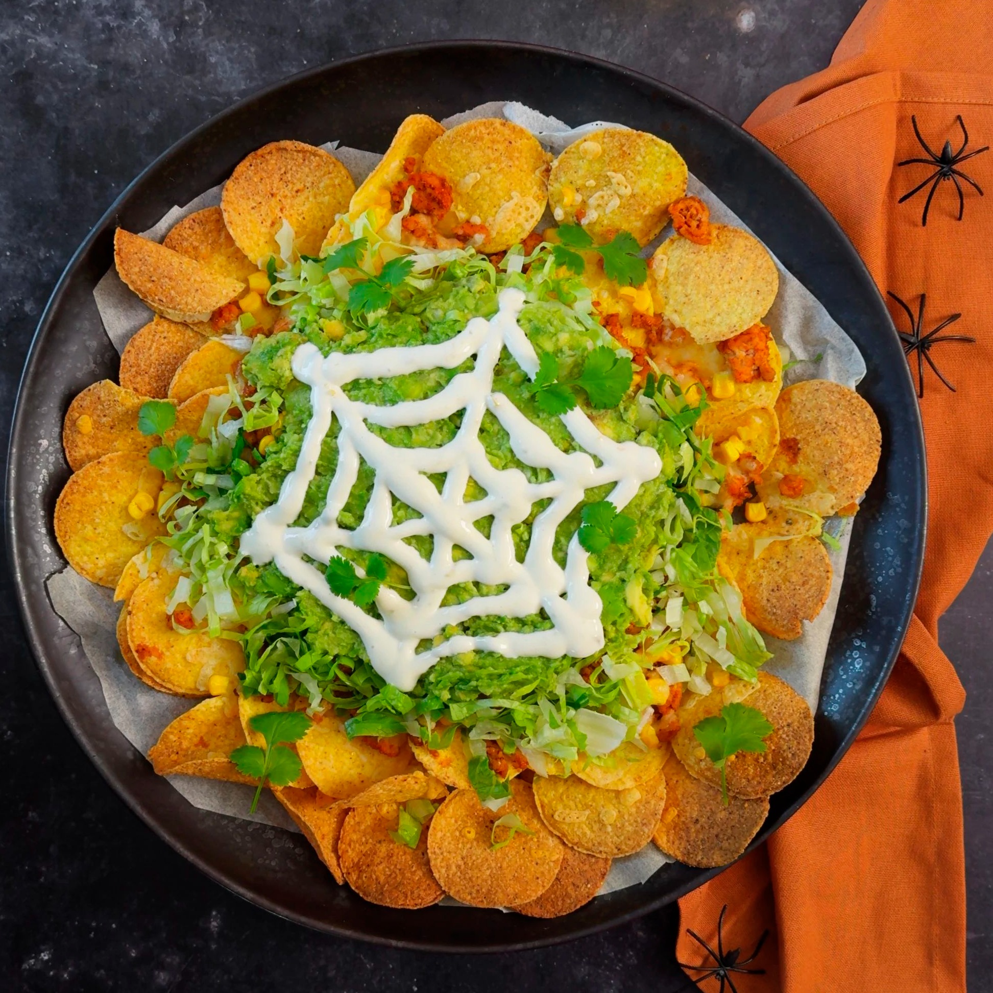 Nachotallrik till halloween