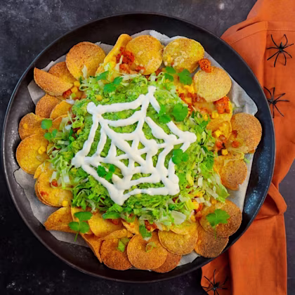 Nachotallrik till halloween