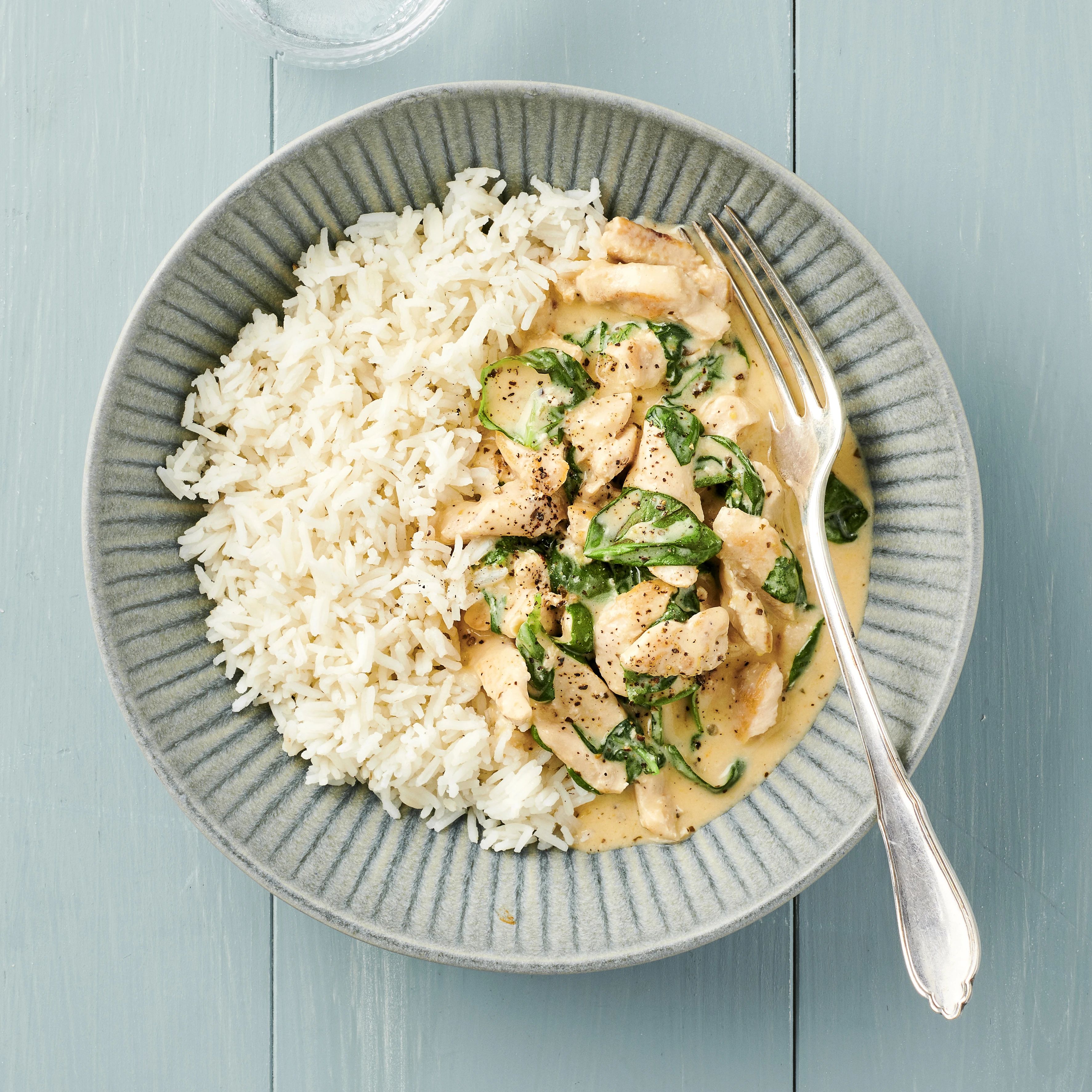 Krämig kycklinggryta med apelsin