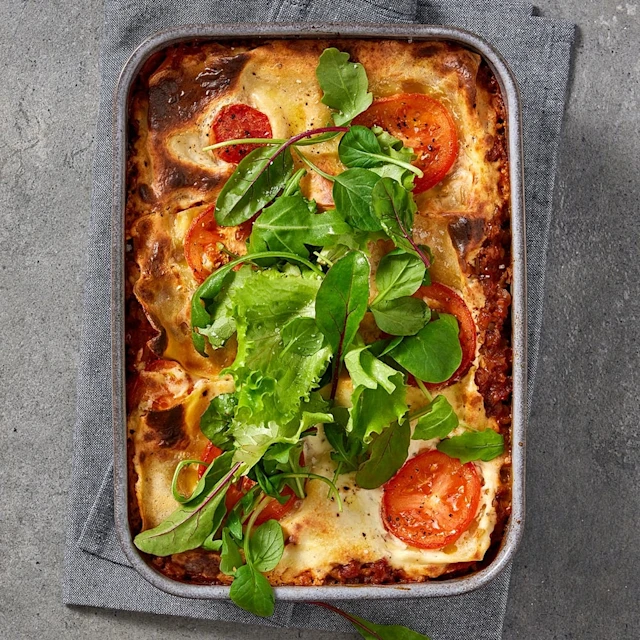 Blomkålslasagne med tomat