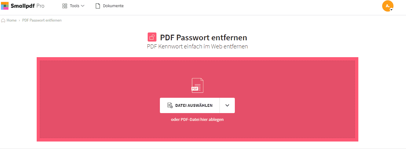 2019-10-20 - PDF Passwort entfernen