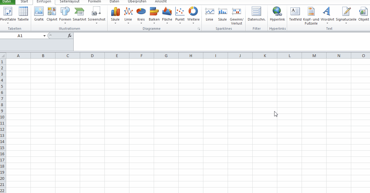 2021-10-22 - Ein PDF in Excel einfügen
